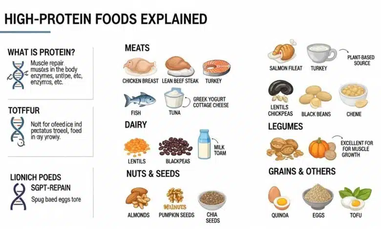 8 High-Protein Foods That Build Repair Muscle