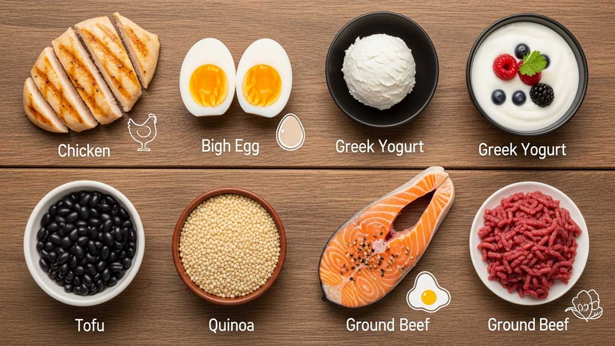 8 High-Protein Foods That Build Repair Muscle