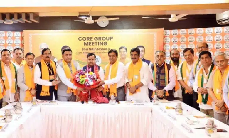BJP Goa Core Committee holds crucial meeting