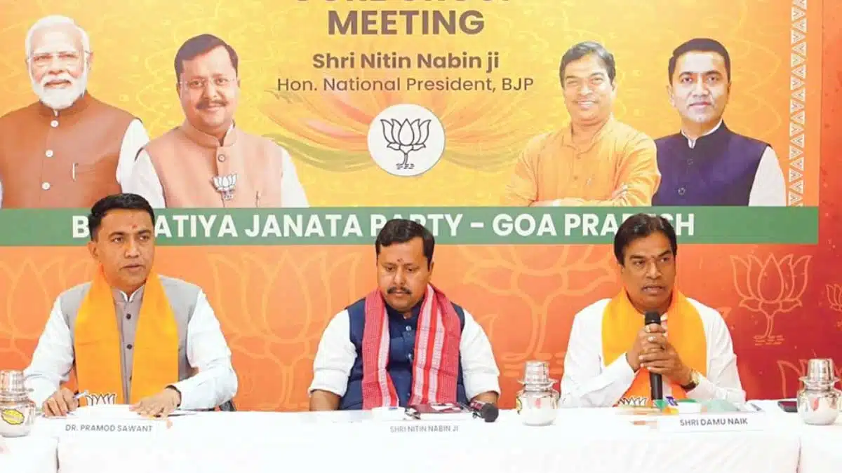BJP Goa Core Committee holds crucial meeting