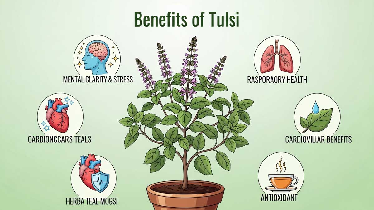 Tulsi health benefits, uses and religious significance