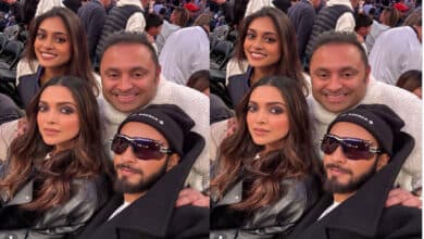 Amid Dhurandhar Success, Ranveer Enjoy NBA Game in NYC