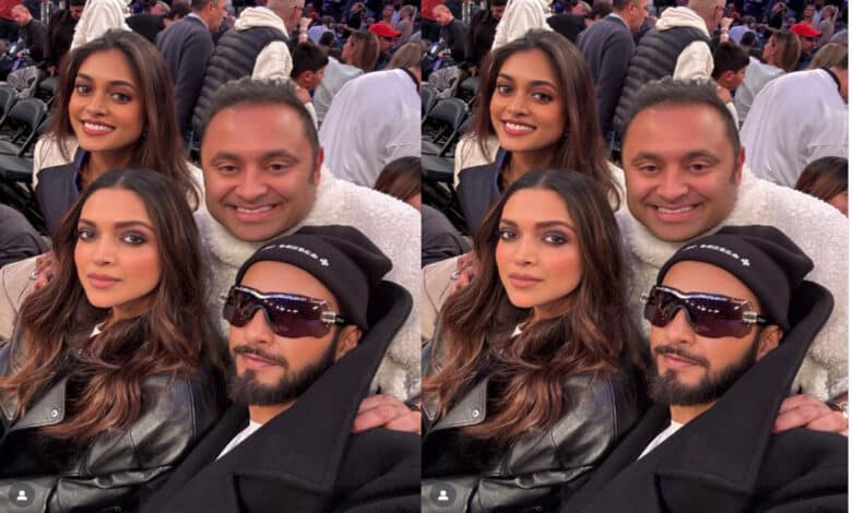 Amid Dhurandhar Success, Ranveer Enjoy NBA Game in NYC
