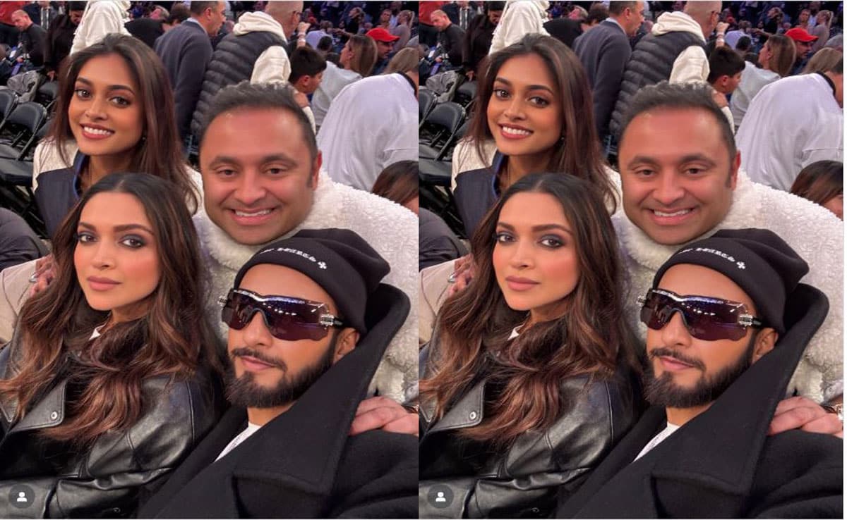 Amid Dhurandhar Success, Ranveer Enjoy NBA Game in NYC