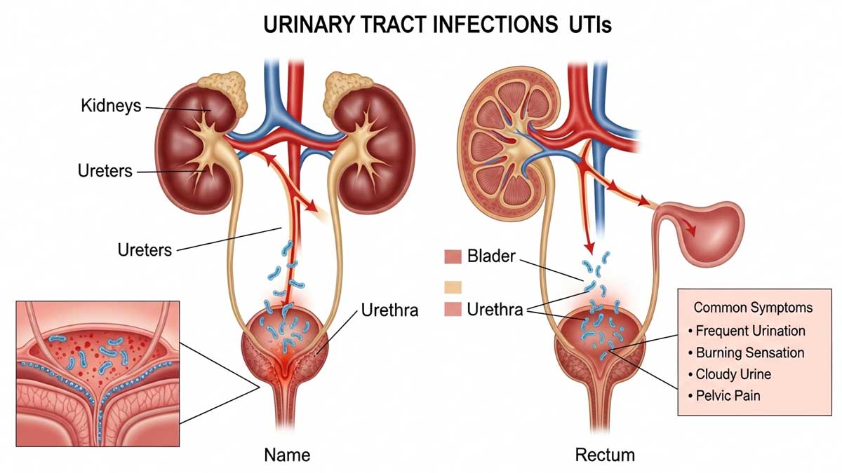 6 Key Symptoms and Signs of Urinary Tract Infections