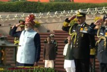 PM Modi pays floral tribute at the National War Memorial