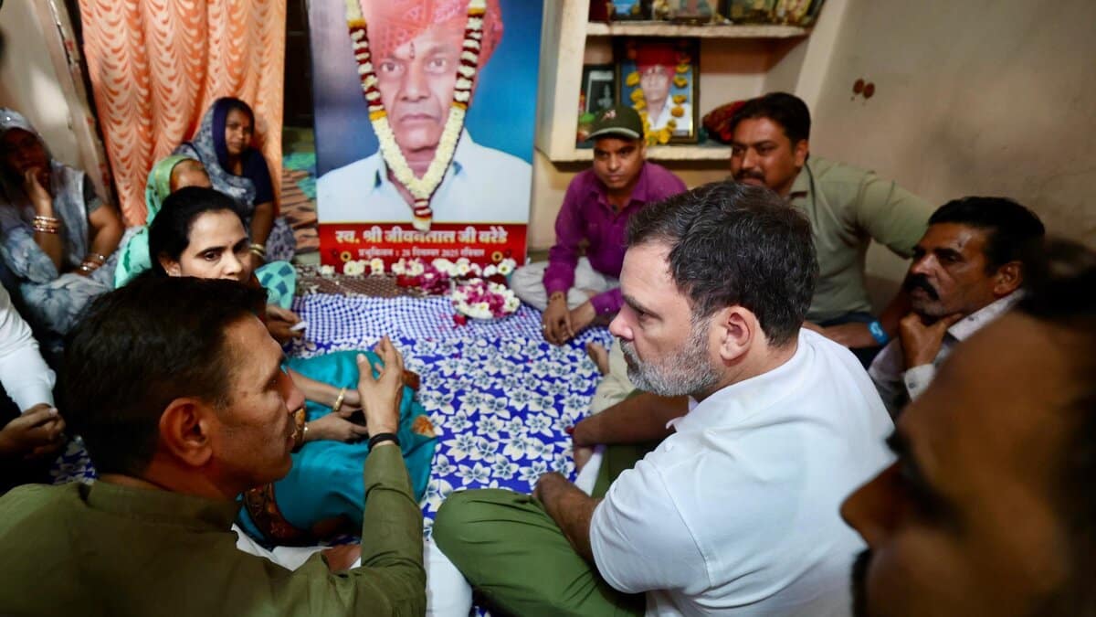 Rahul Gandhi's attack on Indore incident