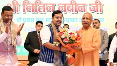 BJP National President Nitin Nabin's first arrival in Mathura-Vrindavan