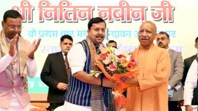 BJP National President Nitin Nabin's first arrival in Mathura-Vrindavan