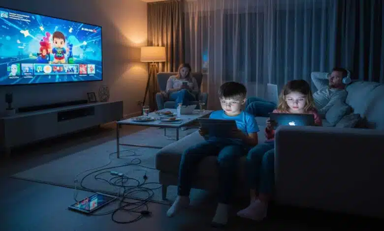 The effect of Increasing screen time among children