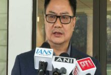 Kiren Rijiju supports BJP women MPs complaint