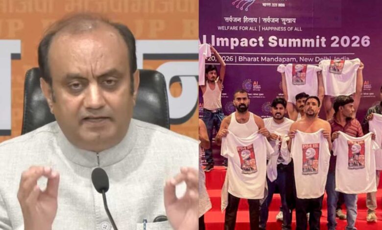Sudhanshu Trivedi attacks the AI ​​summit controversy