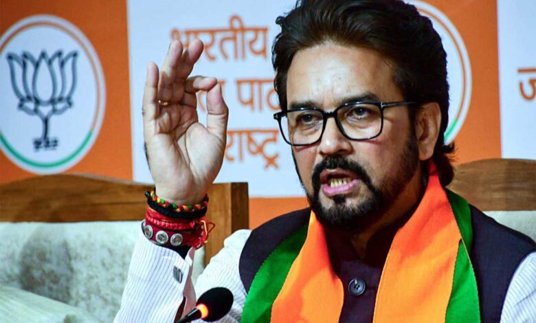 Anurag Thakur's attack on Congress