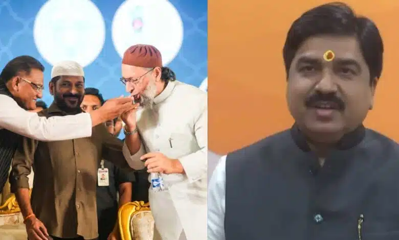 BJP attacks Revanth Reddy and Owaisi