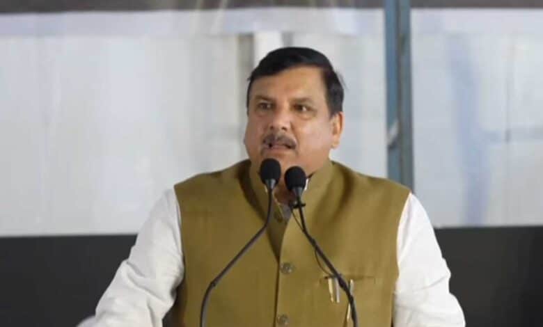 Sanjay Singh's big address from Jantar Mantar