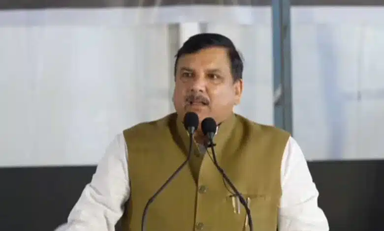 Sanjay Singh's big address from Jantar Mantar