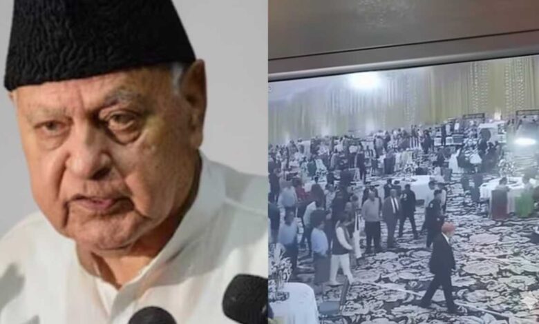 Shots fired at Farooq Abdullah's event