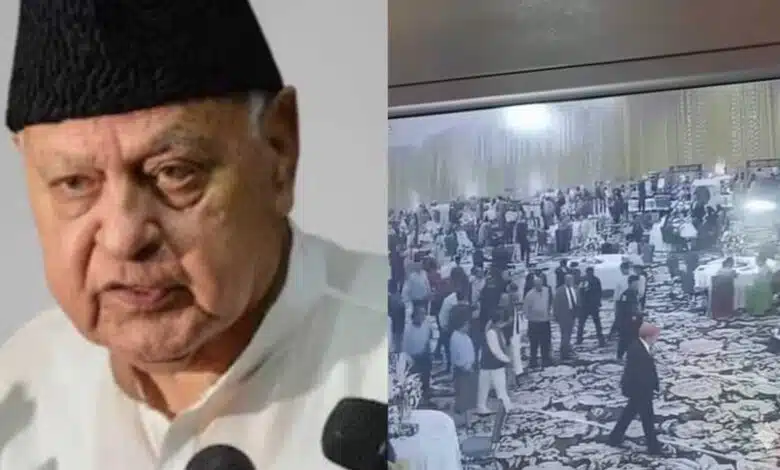 Shots fired at Farooq Abdullah's event