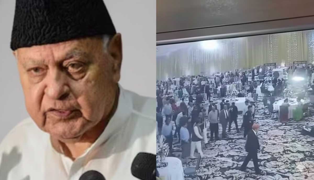 Shots fired at Farooq Abdullah's event