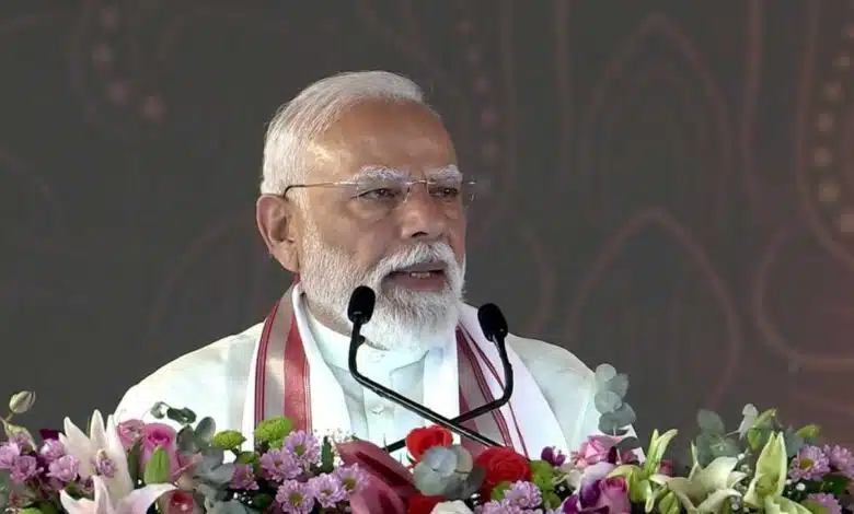 PM Modi Foundation stone of a new project in Puducherry