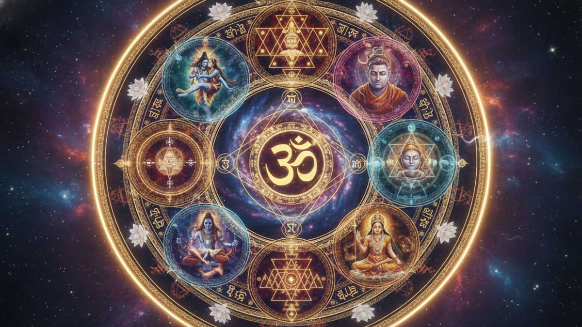 What are the four regions of the Spiritual World?