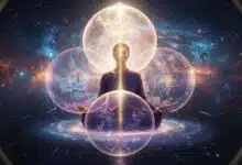 What are the four regions of the Spiritual World?