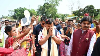 Nitin Nabin attacks Congress in Assam rally