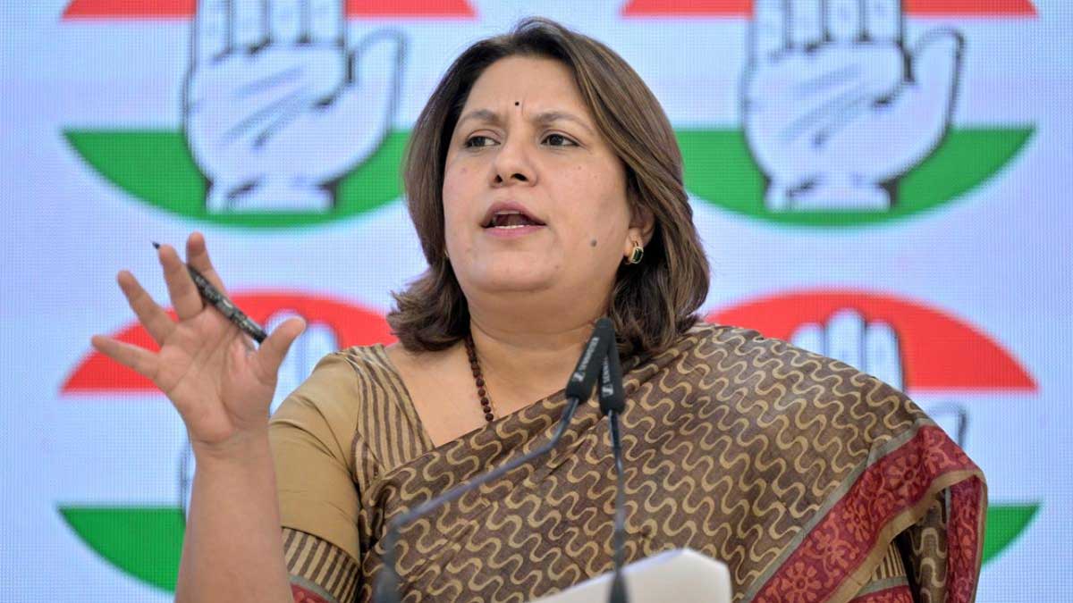 Supriya Shrinate attacks Modi government