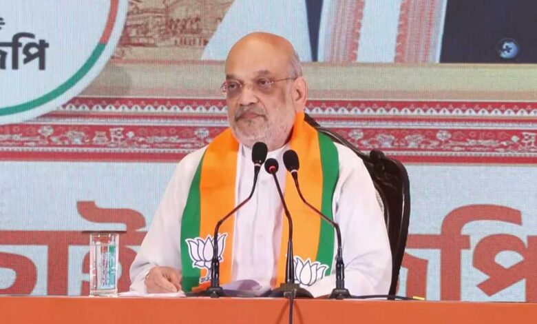 Amit Shah releases BJP manifesto for Bengal elections