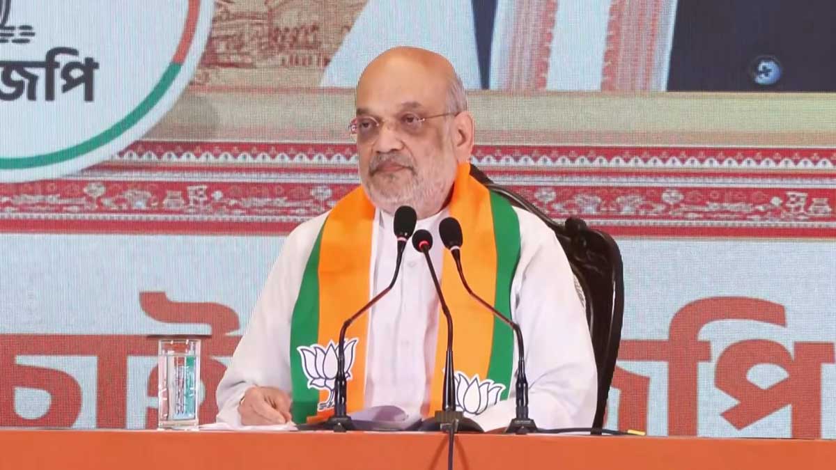 Amit Shah releases BJP manifesto for Bengal elections