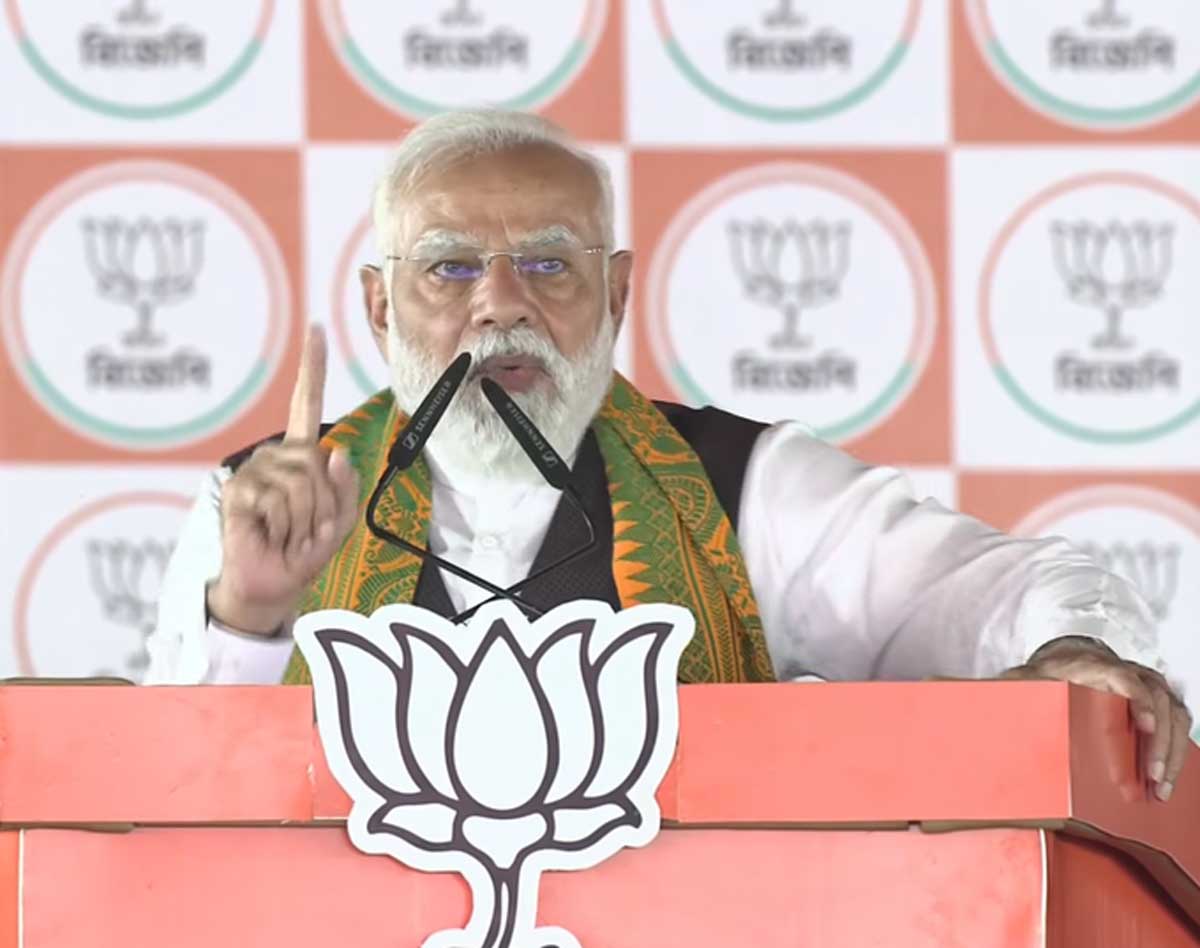 PM Modi roared from Siliguri