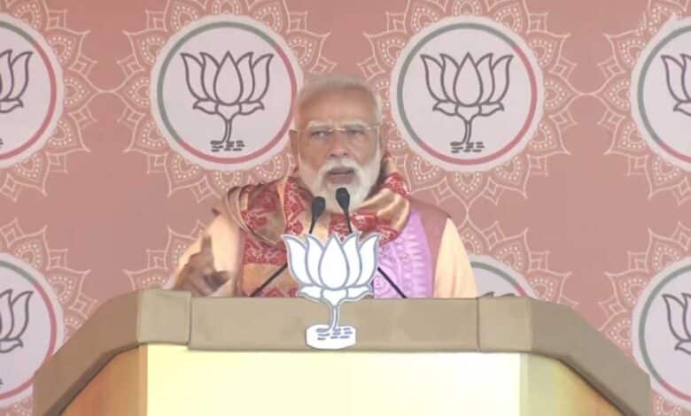PM Modi launches major attack at Hojai rally