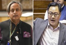 Shashi Tharoor dismisses Rijiju's claim as false