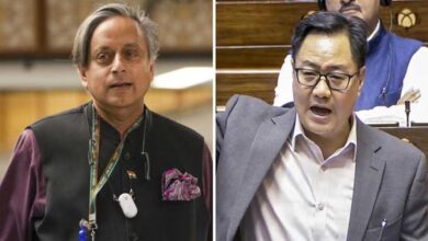Shashi Tharoor dismisses Rijiju's claim as false