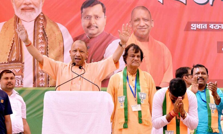 Yogi Adityanath at West Bengal's Kathi South Rally