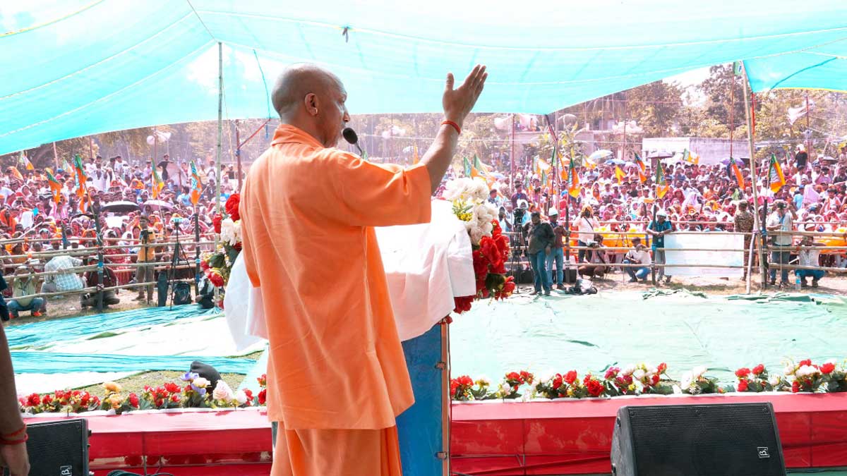 Yogi Adityanath's show of strength in Jorasanko