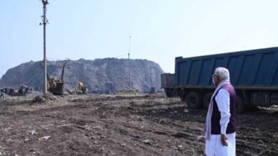 Manohar Lal inspected the Bhalswa dumpsite