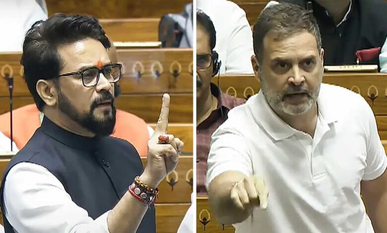 Congress is in power only to reap benefits: Anurag Thakur