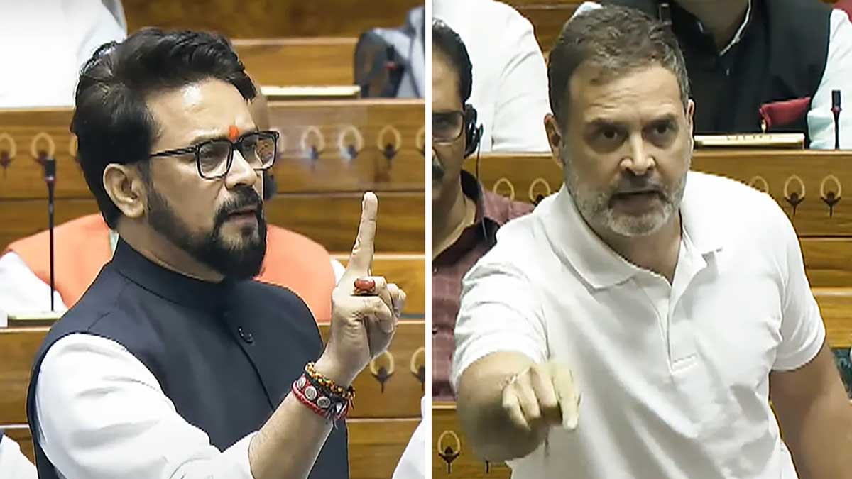 Congress is in power only to reap benefits: Anurag Thakur