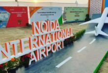 First flight of Noida International Airport