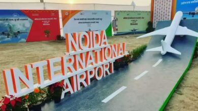First flight of Noida International Airport