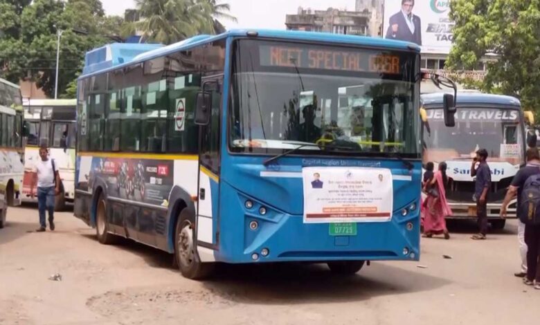 Free bus facility available in Odisha for re-NEET exam