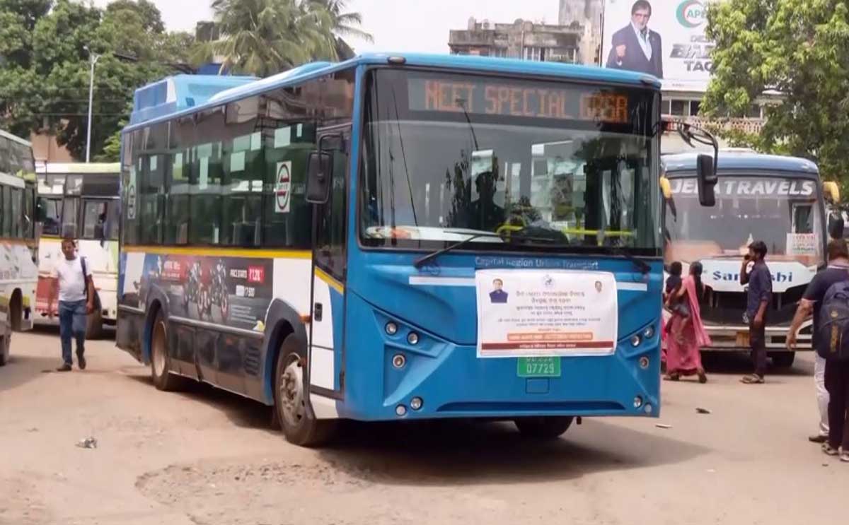 Free bus facility available in Odisha for re-NEET exam