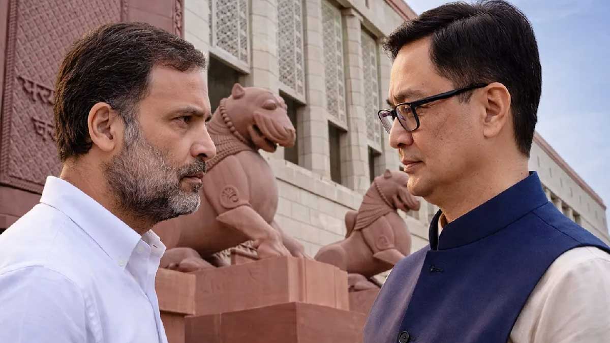Kiren Rijiju taunts Rahul Gandhi's 'regret'