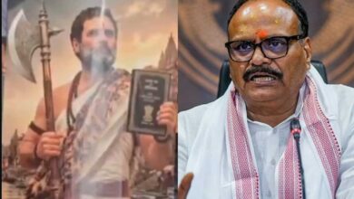 Rahul Gandhi has been compared to Lord Parashurama
