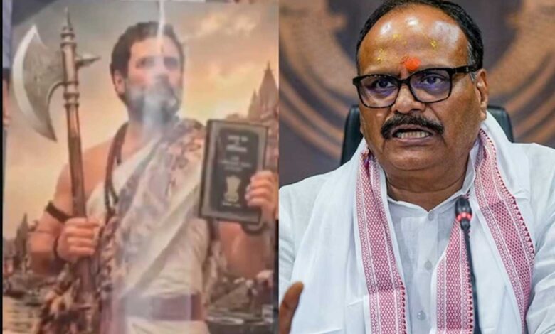 Rahul Gandhi has been compared to Lord Parashurama