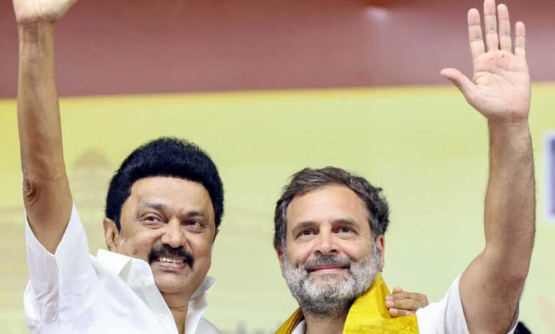 Rahul Gandhi forms alliance with DMK
