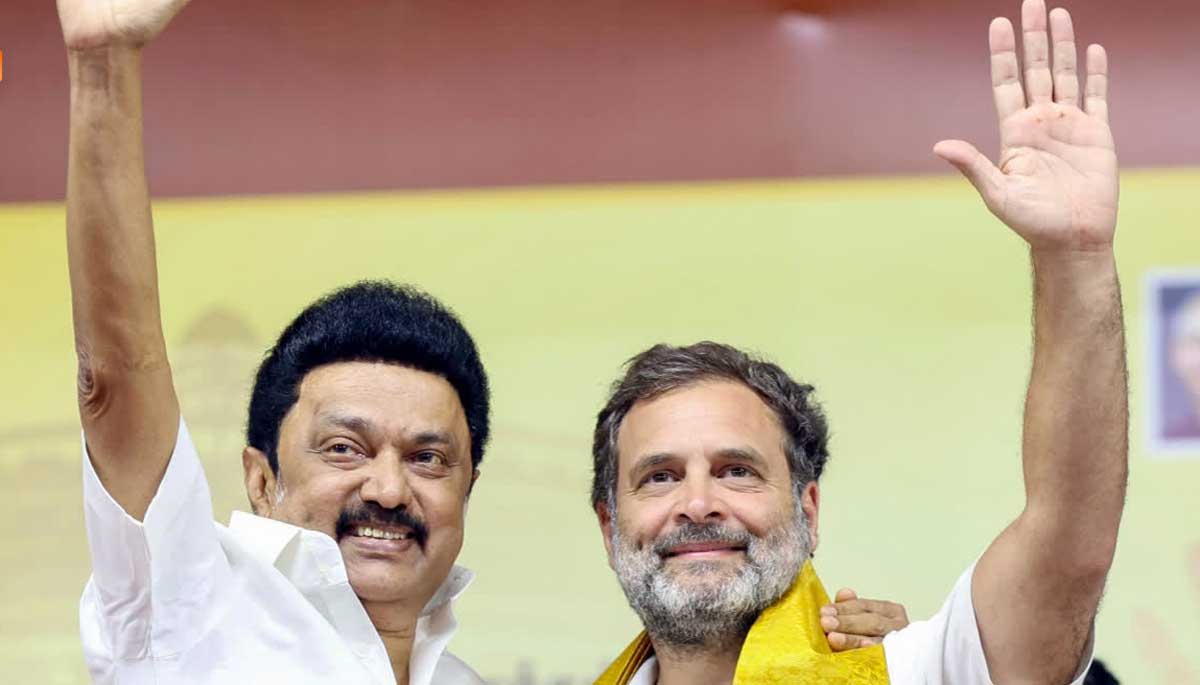 Rahul Gandhi forms alliance with DMK
