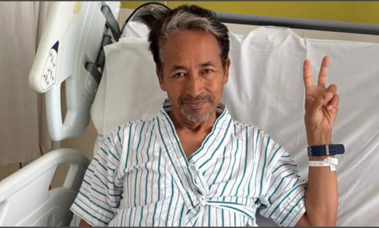After being discharged from the hospital Sonam Wangchuk will visit Rajghat and then return to Leh