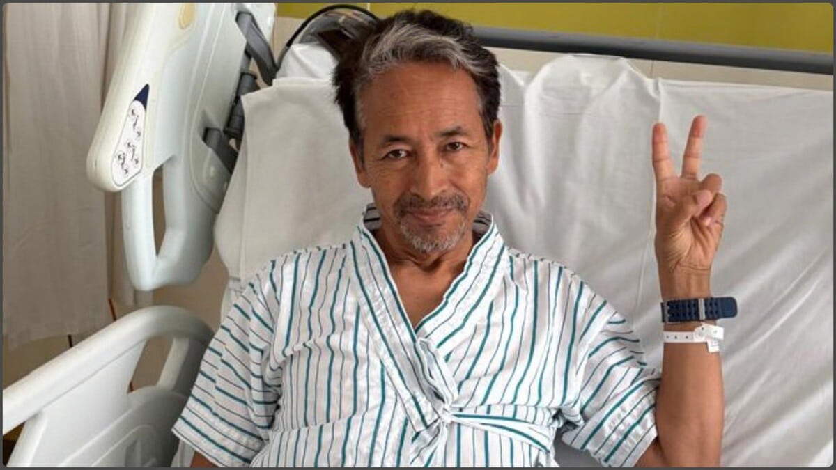 After being discharged from the hospital Sonam Wangchuk will visit Rajghat and then return to Leh